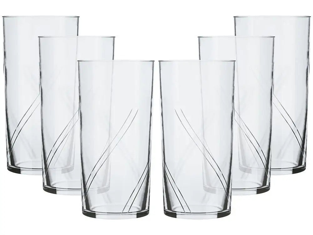 Nadir 300ml Glass Cup Set, 6 Pieces