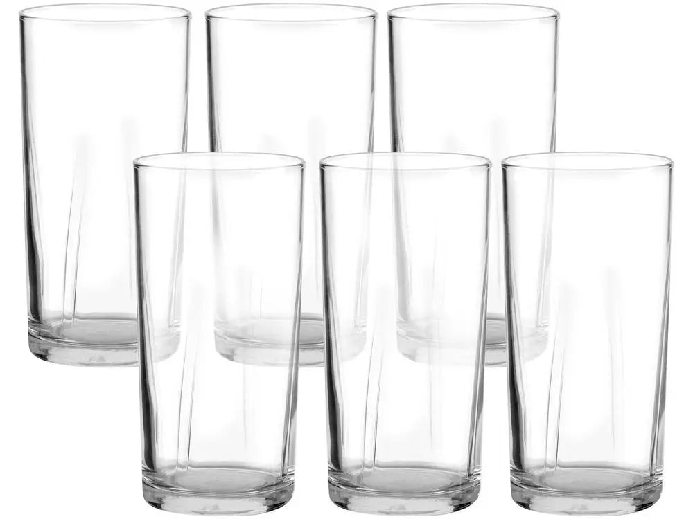 Nadir 300ml Glass Cup Set, 6 Pieces
