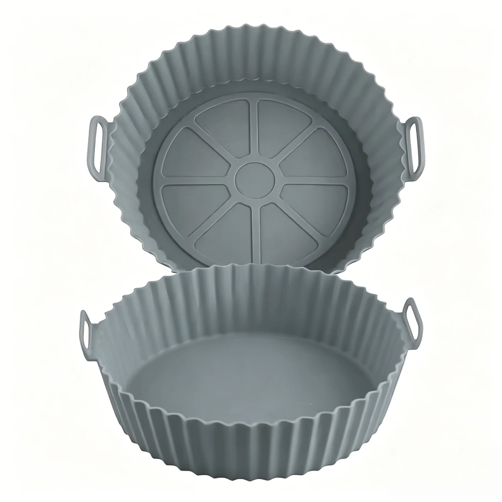 Brazil Airfryer Silicone Basket Reusable Baking Tray Silicone Mold for AirFryer Pizza Fried Chicken Basket Air Fryer Liners