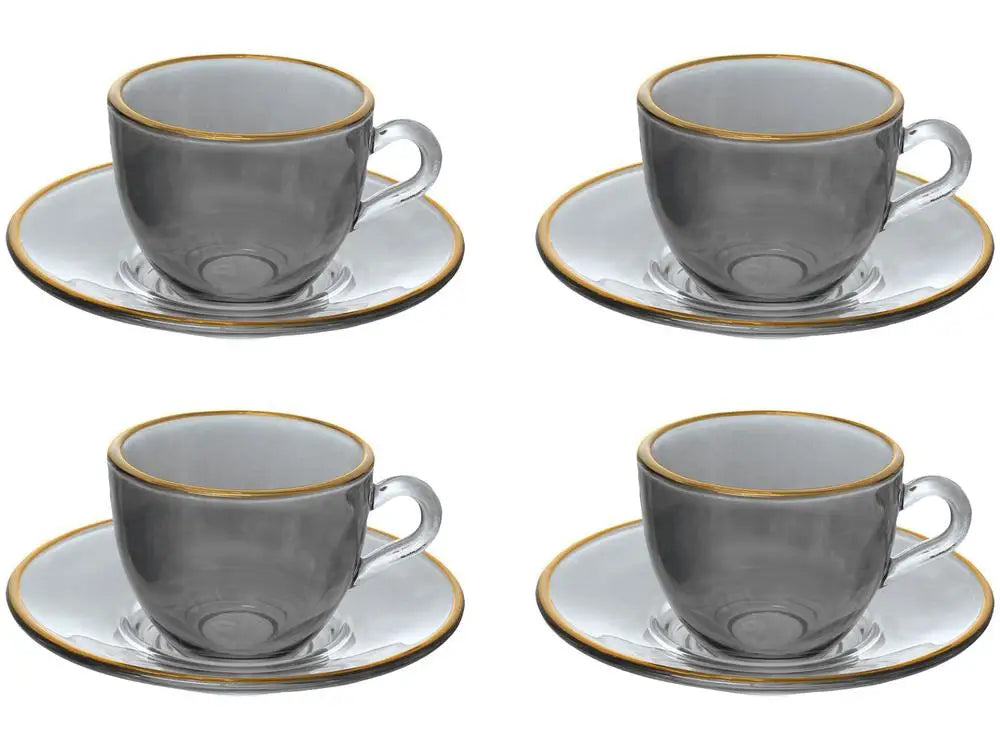85ml Hauskraft Matte 4 Pieces Coffee Cups Set